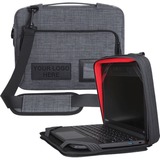 NutKase Rugged Carrying Case for 11" to 14" Google Notebook, Chromebook - Gray