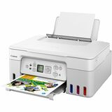 Canon+PIXMA+G3270+Wireless+MegaTank+Inkjet+Multifunction+Printer+-+Color+-+White