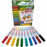 Crayola+Washable+Dura-Wedge+Tip+Dry-Erase+Markers