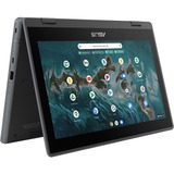 Asus Chromebook Flip CR1 CR1100FKA-YZ184T 11.6" Touchscreen Rugged Convertible 2 in 1 Chromebook - HD - 1366 x 768 - Intel Celeron N5100 Quad-core (4 Core) 1.10 GHz - 8 GB Total RAM - 8 GB On-board Memory - 64 GB Flash Memory - Dark Gray