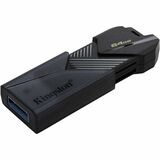 Kingston DataTraveler Exodia Onyx 64GB USB 3.2 (Gen 1) Flash Drive - 64 GB - USB 3.2 (Gen 1) - Matte Black - 5 Year Warranty