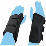 First Aid Central Wrist Splint - Black - Foam
