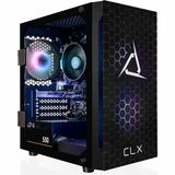 CLX SET TGMSETRXM2500BM Gaming Desktop Computer - AMD Ryzen 5 5600G Hexa-core (6 Core) 3.90 GHz - 8 GB RAM DDR4 SDRAM - 500 GB M.2 PCI Express NVMe SSD - Micro Tower - Black