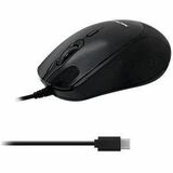 Macally UCROCKETB Pointing Devices (Mice) Macally Compact Mouse - Optical - Cable - Black - Usb Type C - 2800 Dpi - Scroll Wheel - 3 Button(s) 701107500751