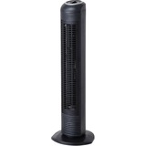 Matrix Oscillating Tower Fan, 3 Speeds, 6" Diameter - 152.4 mm (6") Fan Diameter - 3 Speed - Oscillating - 32" (812.80 mm) Height - Black
