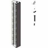 Ortronics MM20 Vertical Cable Manager with Door, 10" Wide, for 8 ft (51U) Rack, Black