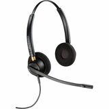 Poly EncorePro HW520D Headset - Stereo - Wired - On-ear - Binaural - Ear-cup - 2.6 ft Cable - Noise Cancelling Microphone
