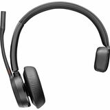 Poly Voyager 4310 Microsoft Teams Certified USB-C Headset +BT700 dongle - Google Assistant, Siri - Stereo - USB Type A - Wired/Wireless - Bluetooth - 164 ft - 20 Hz - 20 kHz - On-ear - Binaural - Ear-cup - 4.9 ft Cable - Electret Condenser, MEMS Technology Microphone - Noise Canceling - Black