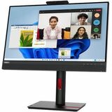 Lenovo ThinkCentre Tiny-In-One 24 Gen 5 24" Class Webcam Full HD LED Monitor - 16:9 - Black - 23.8" Viewable - In-plane Switching (IPS) Technology - WLED Backlight - 1920 x 1080 - 16.7 Million Colors - 250 cd/m - 4 ms - 60 Hz Refresh Rate - HDMI - DisplayPort - KVM Switch
