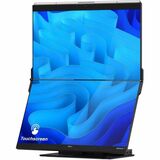 Mobile Pixels Geminos T 24" Dual-Stacked 1080p Monitors with Multi-Touch and Webcam