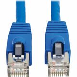 Cat8 40G Snagless SSTP Ethernet Cable (RJ45 M/M), PoE, Blue, 1 ft. (0.3 m)