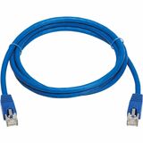 Cat8 40G Snagless SSTP Ethernet Cable (RJ45 M/M), PoE, Blue, 6 ft. (1.8 m)