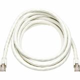 Cat8 40G Snagless SSTP Ethernet Cable (RJ45 M/M), PoE, White, 15 ft. (4.6 m)