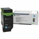 Lexmark Original Laser Toner Cartridge - Single Pack - Cyan - 1 / Pack - 8800 Pages