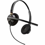 Poly EncorePro 520 with Quick Disconnect Binaural Headset TAA - Stereo - Mini-phone (3.5mm) - Wired - 20 Hz - 10 kHz - Over-the-head, On-ear - Binaural - Supra-aural - 2.6 ft Cable - Noise Cancelling, Omni-directional Microphone - Noise Canceling - Black - TAA Compliant