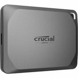 Crucial X9 Pro 2 TB Portable Solid State Drive - External - Gray - MAC, PlayStation, Desktop PC, Gaming Console Device Supported - USB 3.2 (Gen 2) - 1050 MB/s Maximum Read Transfer Rate - 256-bit AES Encryption Standard - Lifetime Warranty