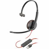 Poly Blackwire C3210 USB-A Black Headset (Bulk Qty.50)