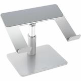 Kensington Universal Tabletop Laptop Riser - Up to 16" Screen Support - 7.98 kg Load Capacity - 11" (279.40 mm) Height x 9" (228.60 mm) Width x 8.30" (210.82 mm) Depth - Tabletop - Steel, Aluminum, Silicone - Silver