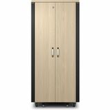 APC NetShelter Soundproof, 32U, Server Rack Enclosure, 120V, Maple [TAA]