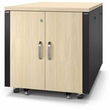 APC NetShelter Soundproof, 12U, Server Rack Enclosure, Maple [TAA]