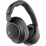 Poly Voyager Surround 80 UC Headset - Stereo - Wireless - Bluetooth - 98 ft - 20 Hz - 16 kHz - Over-the-ear - Binaural - Circumaural - Noise Canceling - Black