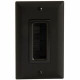 Legrand SA-IWCM1-B1 Faceplates & Mounting Boxes Cable Access Wall Plate, Black Sa-iwcm1-b1 Saiwcm1b1 793795536174