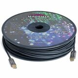 Magenta Fiber Optic Extension Audio/Video Cable - 82.02 ft Fiber Optic A/V Cable for PC, HDTV,...