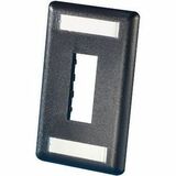 Ortronics Tracjack Faceplate, Two-Port (Single Gang), Plastic - 2 x Total Number of Socket(s) -...