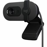 Logitech BRIO 100 Webcam - 2 Megapixel - 30 fps - Graphite - USB Type A - 1920 x 1080 Video - Fixed Focus - 58° Angle - Microphone - Windows, macOS