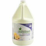 Safeblend Dish Detergent Lemon - Concentrate - 135.3 fl oz (4.2 quart) - Lemon Fresh Scent - Long Lasting, Phosphate-free, Non-toxic, Non-corrosive, Non Ammoniated, Bleach-free, APE-free, NPE-free, NTA-free, EDTA-free, Carcinogen-free, ... - Clear, Lemon