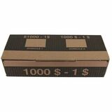 Northern Specialty Supplies Die-Cut Coin Boxes for Canadian Coin Rolls - $1 Denomination - Cardboard - 50 / Pack