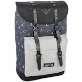 Roots Carrying Case (Backpack) for 17.3" Computer, Tablet, Notebook - Gray - Shoulder Strap, Handle - 19" (482.60 mm) Height x 6.70" (170.18 mm) Width x 5.50" (139.70 mm) Depth - 19 L Volume Capacity