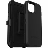 OtterBox Defender Carrying Case (Holster) Apple iPhone 15, iPhone 14, iPhone 13 Smartphone - Black - Drop Resistant, Scrape Resistant, Dirt Resistant, Bump Resistant, Impact Absorbing, Dust Resistant - Polycarbonate, Synthetic Rubber Body - Holster - 6.33" (160.78 mm) Height x 3.52" (89.41 mm) Width x 1.30" (33.02 mm) Depth - Retail