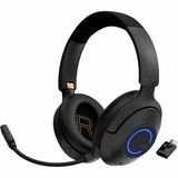 Creative Zen Hybrid Pro Classic Headset - Siri, Google Assistant - Stereo - Mini-phone (3.5mm) - Wireless - Bluetooth - 49.2 ft - 20 Hz - 20 kHz - Over-the-ear, Over-the-head - Binaural - Ear-cup - Noise Cancelling, Omni-directional, Noise Reduction Microphone - Noise Canceling - Black
