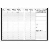Quo Vadis EU0909 Freeport Academic Diary - Academic - 13 Month - July - July - 1 Week Single Page Layout - Black - 11.7" Height x 8.2" Width - Schedule Section, Flexible Cover, Telephone Section