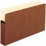 Pendaflex Straight Legal Expanding File - 5 1/4" Expansion - Manila, Red Fiber - Red - 1 Each