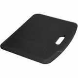 Mount-It! Portable Anti-Fatigue Floor Mat - Floor, Office, Home, Garage, Workstation, Kitchen, Workbench - 22" (558.80 mm) Width x 18" (457.20 mm) Depth x 0.750" (19.05 mm) Thickness - Rubberized Gel Foam - Black