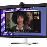 Dell P2424HEB 24" Class Webcam Full HD LED Monitor - 16:9 - Black, Silver - 23.8" Viewable - In-plane Switching (IPS) Technology - LED Backlight - 1920 x 1080 - 16.7 Million Colors - 250 cd/m� - 5 ms - 75 Hz Refresh Rate - Speakers - USB Type-C - HDMI - DisplayPort - VESA Mount Compatible - KVM Switch, USB Hub, Camera
