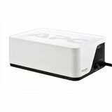 APC by Schneider Electric Back-UPS 700VA Floor/Wall mountable UPS - Floor/Wall Mountable - AVR - 8 Hour Recharge - 120 V Input - 120 V AC Output - Stepped Approximated Sine Wave - USB - 4 x NEMA 5-15R Receptacle(s) - 4 x Battery/Surge Outlet