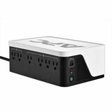 APC by Schneider Electric Back-UPS 500VA Floor/Wall mountable UPS - Floor/Wall Mountable - AVR - 8 Hour Recharge - 120 V Input - 120 V AC Output - Stepped Approximated Sine Wave - USB - 4 x NEMA 5-15R Receptacle(s) - 4 x Battery/Surge Outlet
