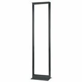 Ortronics Q-Series Standard EIA 2 Post Equipment Rack- 19 in 9 ft, 3 in Channel, Black - For...