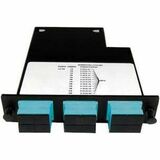 Ortronics Fiber Cassette - 12 Port(s) - 6 x Duplex - 1U High - Optical Fiber - Aqua -...