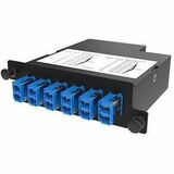 Ortronics Infinium Fiber Cassette - 12 Port(s) - 6 x Duplex - Optical Fiber - Blue - Rack-mountable...