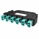 Ortronics Infinium Core Fiber Cassette - 12 Port(s) - 6 x Duplex - 1U High - Optical Fiber - Aqua -...