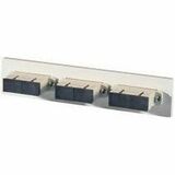 Ortronics Fib-Cop II Bottom Adapter Plate, 3-SC Duplex (6 Fibers) Multimode, Beige adapter - 6...