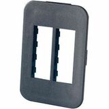 Ortronics TracJack Furniture Plate Herman Miller, Beltline, Six-Port, Black - 6 x Socket(s) -...