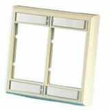 Ortronics Series II Faceplate (Dual Gang), .75