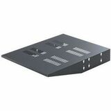 Ortronics Equipment Shelf - Vented - 23 in Mounting - 21.75 in D - For Equipment - Rack-mountable -...