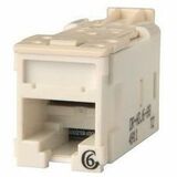 Ortronics Clarity High Density Jack (HDJ) CAT6, T568A/B, White, 25 Pack - 25 Pack - 1 x RJ-45...