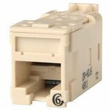 Ortronics Clarity High Density Jack (HDJ) CAT6, T568A/B, Fog White, 25 Pack - 25 Pack - 1 x RJ-45...